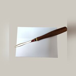 Hand-turned Wooden & Gold Letter Opener